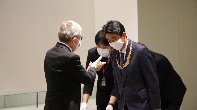 Tokyo Olympics, IOC President Thomas Bach Visits Athletes Village