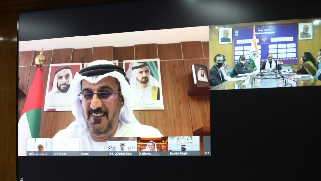 Union Minister of Education holds a virtual bilateral meeting with Minister of Education, the United Arab Emirates  India press release