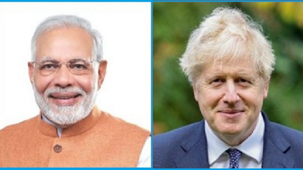 Telephone Conversation between Prime Minister Shri Narendra Modi and Prime Minister of UK The Rt Hon Boris Johnson - India press release