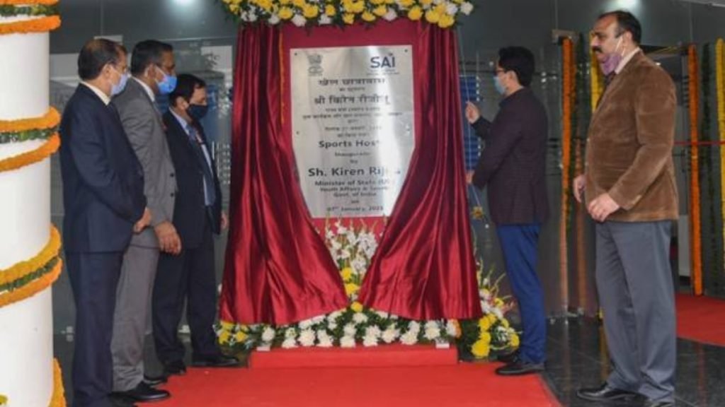Sports Minister Shri Kiren Rijiju inaugurates 162 bed hostel at Dr.Karni Singh Shooting Range-India press release