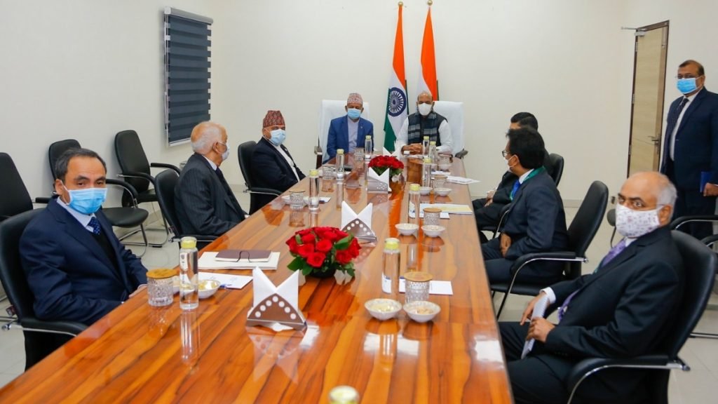 Meeting between Raksha Mantri Shri Rajnath Singh and Foreign Minister of Nepal Mr. Pradeep Kumar Gyawali - India press release