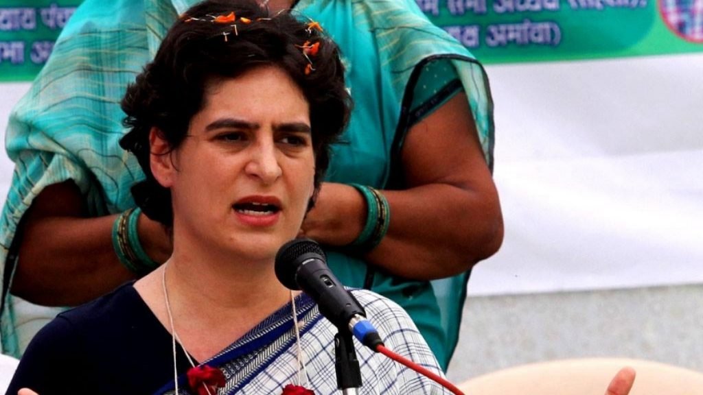 Priyanka Gandhi hits out at UP govt over crime in the state -India Press Release