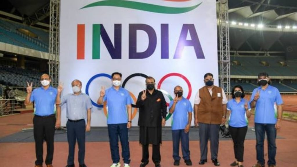 Union Minister for Youth Affairs and Sports Shri Kiren Rijiju launches the official Theme Song for the Indian Olympic Team to Tokyo 2020