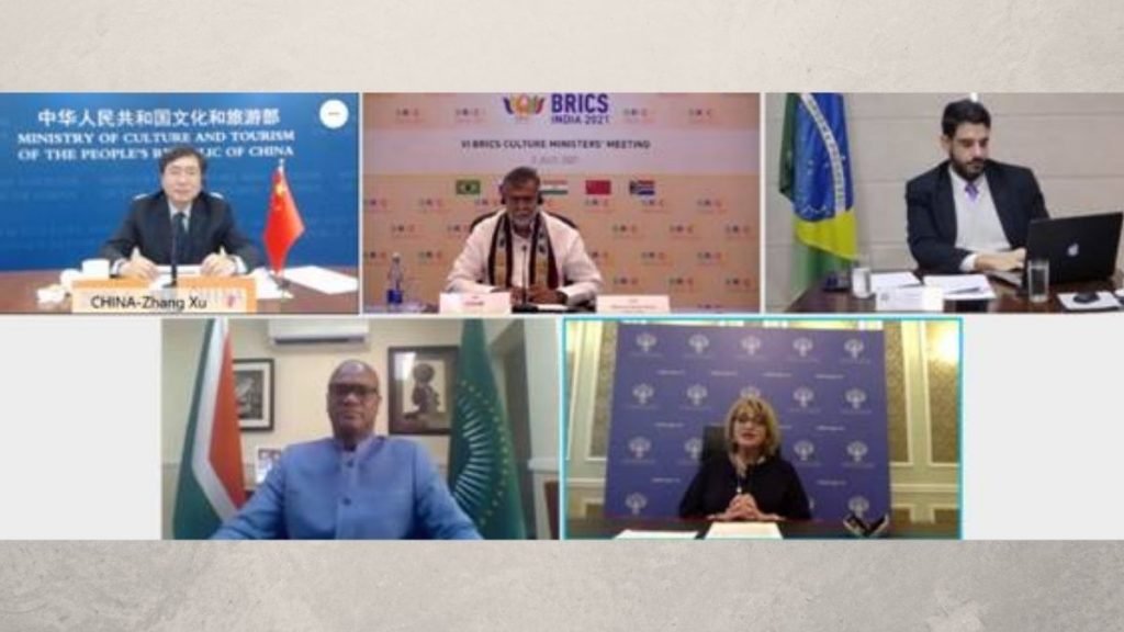 Shri Prahlad Singh Patel chairs 6th meeting of BRICS Culture Ministers through video conference 