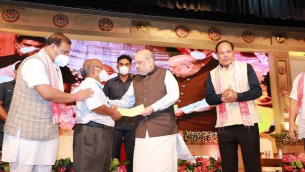 Union Home Minister Shri Amit Shah inaugurated and laid the foundation stone of several development projects in Guwahati 