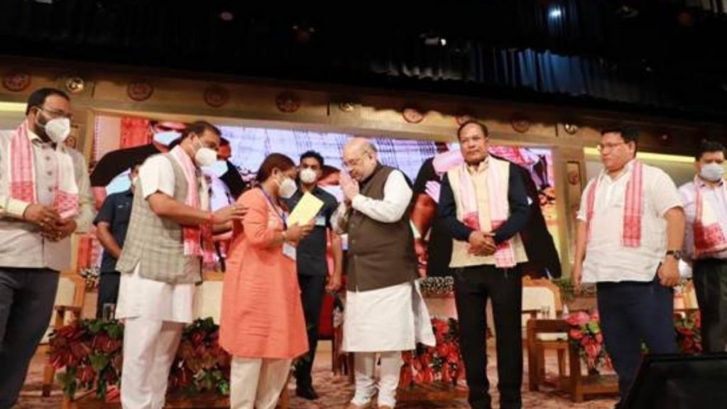 Union Home Minister Shri Amit Shah inaugurated and laid the foundation stone of several development projects in Guwahati 