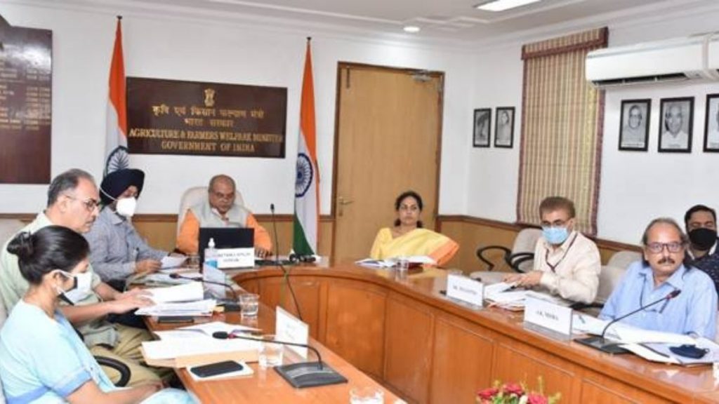 Union Agriculture Minister Shri Narendra Singh Tomar addresses the Sixth Meeting of the Agriculture Ministers of Shanghai Cooperation Organization's (SCO) the Member States 