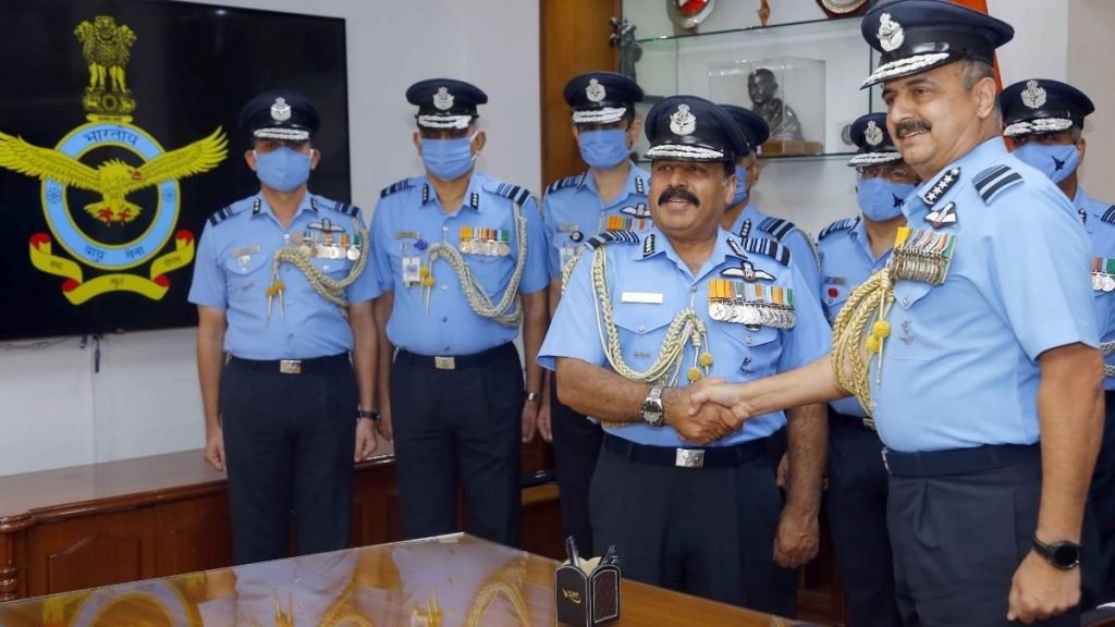 AIR CHIEF MARSHAL VR CHAUDHARI TAKES OVER AS THE CHIEF OF THE AIR STAFF