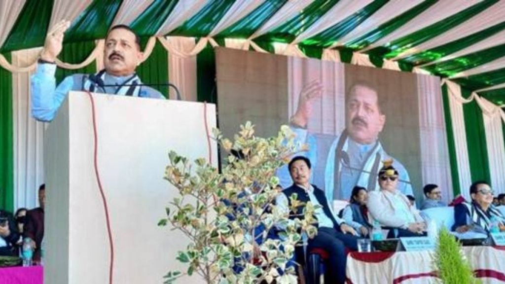 Union Minister Dr Jitendra Singh inaugurates a new Biotechnology Centre for Northeast tribals in a remote area of Arunachal Pradesh at Kimin