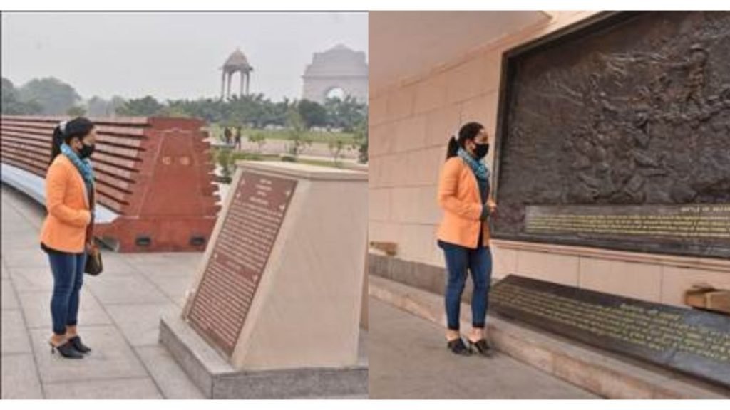 Mirabai Chanu visits National War Memorial, urges every Indian to visit the epitome of sacrifice and valour