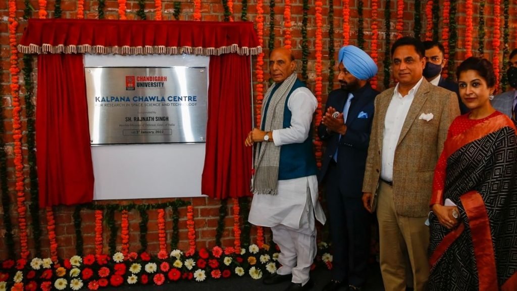 Raksha Mantri Shri Rajnath Singh inaugurates Kalpana Chawla Centre for Research in Space Science & Technology at Chandigarh University