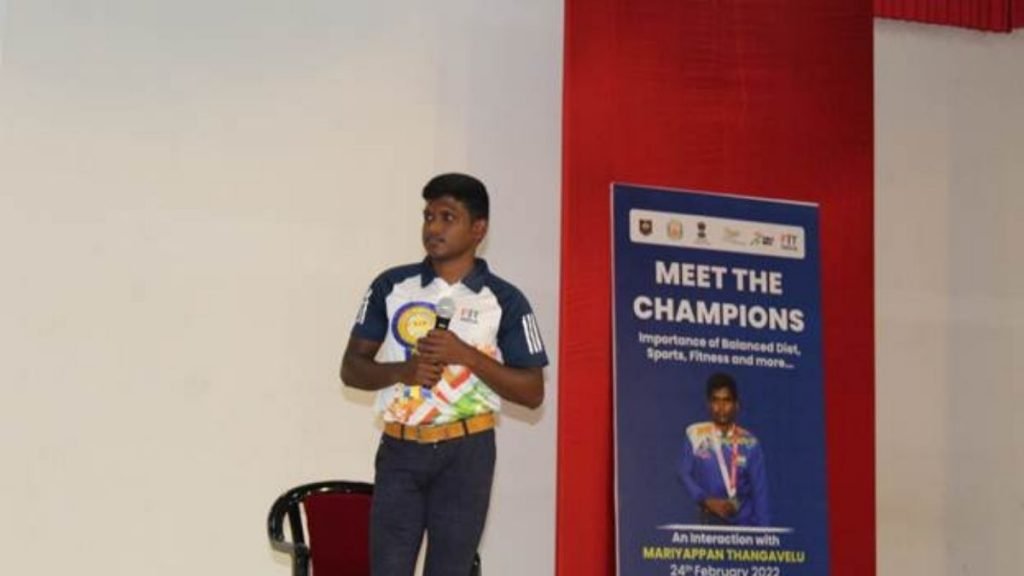Double Paralympic Medallist Mariyappan Thangavelu thanks PM Modi for the ‘Meet the Champions’ initiative