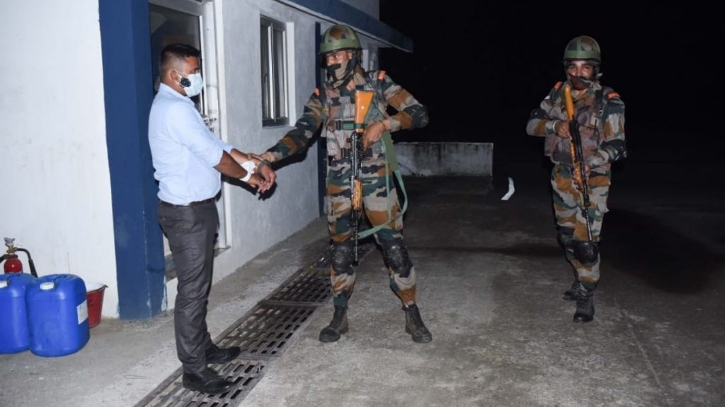 Joint Security Exercise at Port Blair Airfield