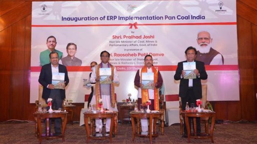 Union Minister Shri Pralhad Joshi Launches ERP System of Coal India Ltd