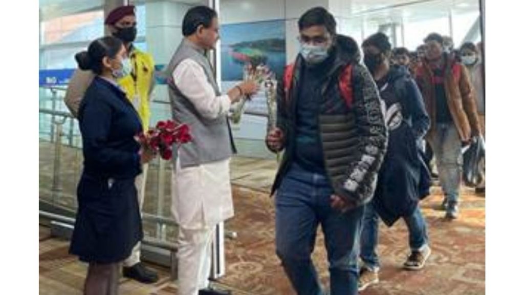 200 Students and Indian Nationals from Ukraine arrive in Delhi as part of “Operation Ganga”