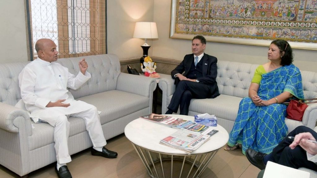 Ram Chandra Prasad Singh meets DG-IRENA Fansesko La Chamera