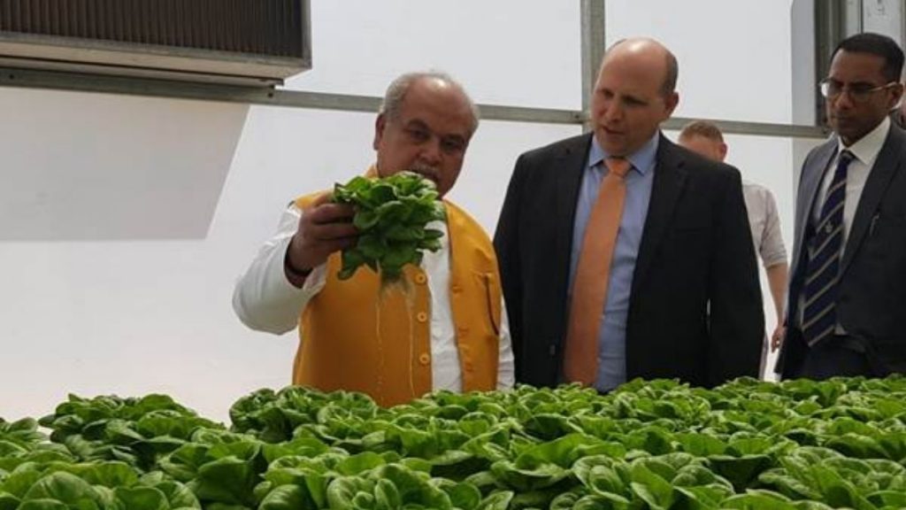 Shri Narendra Singh Tomar visits Agri companies in Israel