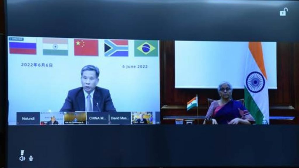 Smt. Nirmala Sitharaman attends the 2nd BRICS Finance Ministers and Central Bank Governors Meeting