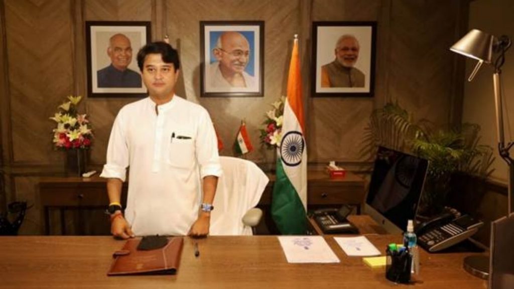 Shri Jyotiraditya Scindia Takes over as Union Minister of Steel