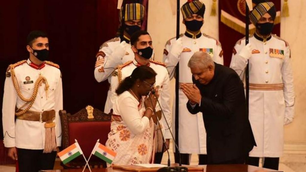 Shri Jagdeep Dhankhar sworn in as the 14th Vice President of India and Chairman of Rajya Sabha