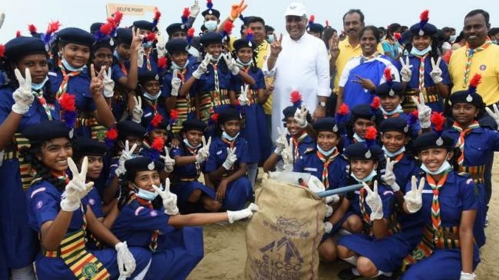Union Minister of Environment, Forest and Climate Change Shri Bhupender Yadav Participates in Swachh Sagar, Surakshit Sagar Campaign at Puducherry
