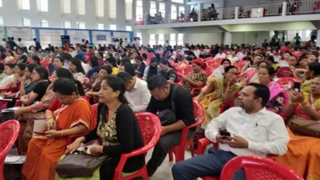 Shri Bhanu Pratap Singh Verma chairs the NATIONAL SC/ST HUB CONCLAVE at Churachandpur, MANIPUR