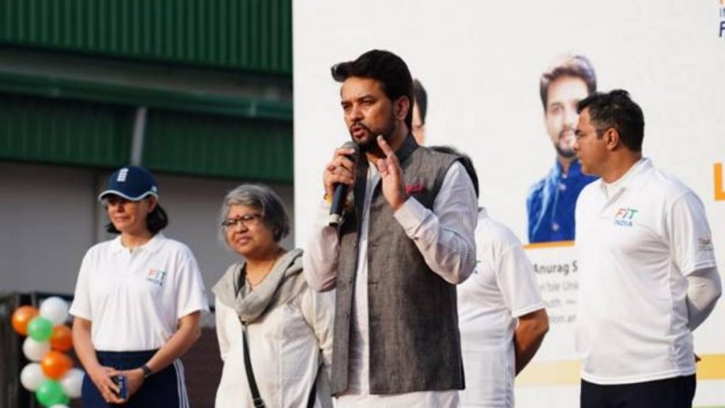 Shri Kiren Rijiju, Shri Anurag Singh Thakur launch Fit India Freedom Run 3.0 on Gandhi Jayanti