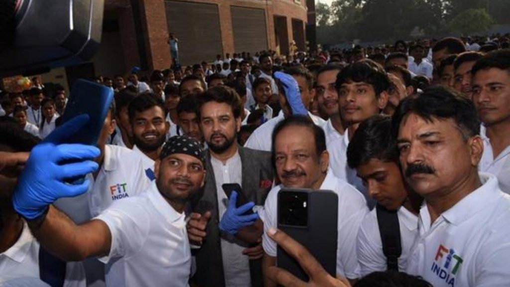 Shri Kiren Rijiju, Shri Anurag Singh Thakur launch Fit India Freedom Run 3.0 on Gandhi Jayanti