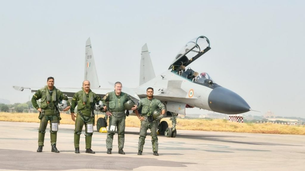 IAF and FASF Chiefs fly as part of Ex Garuda VII